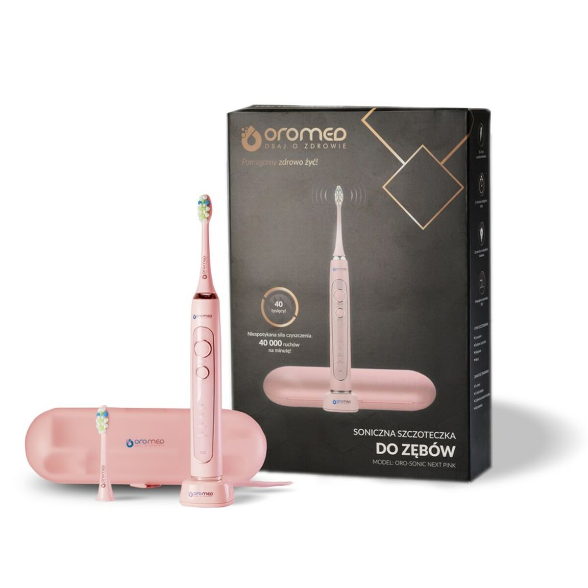 Elektrisk Tannbørste Oromed SONIC NEXT PINK